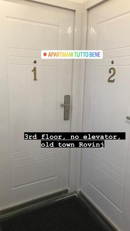 Studio Apartman Tutto Bene Rovinj Dış mekan fotoğraf